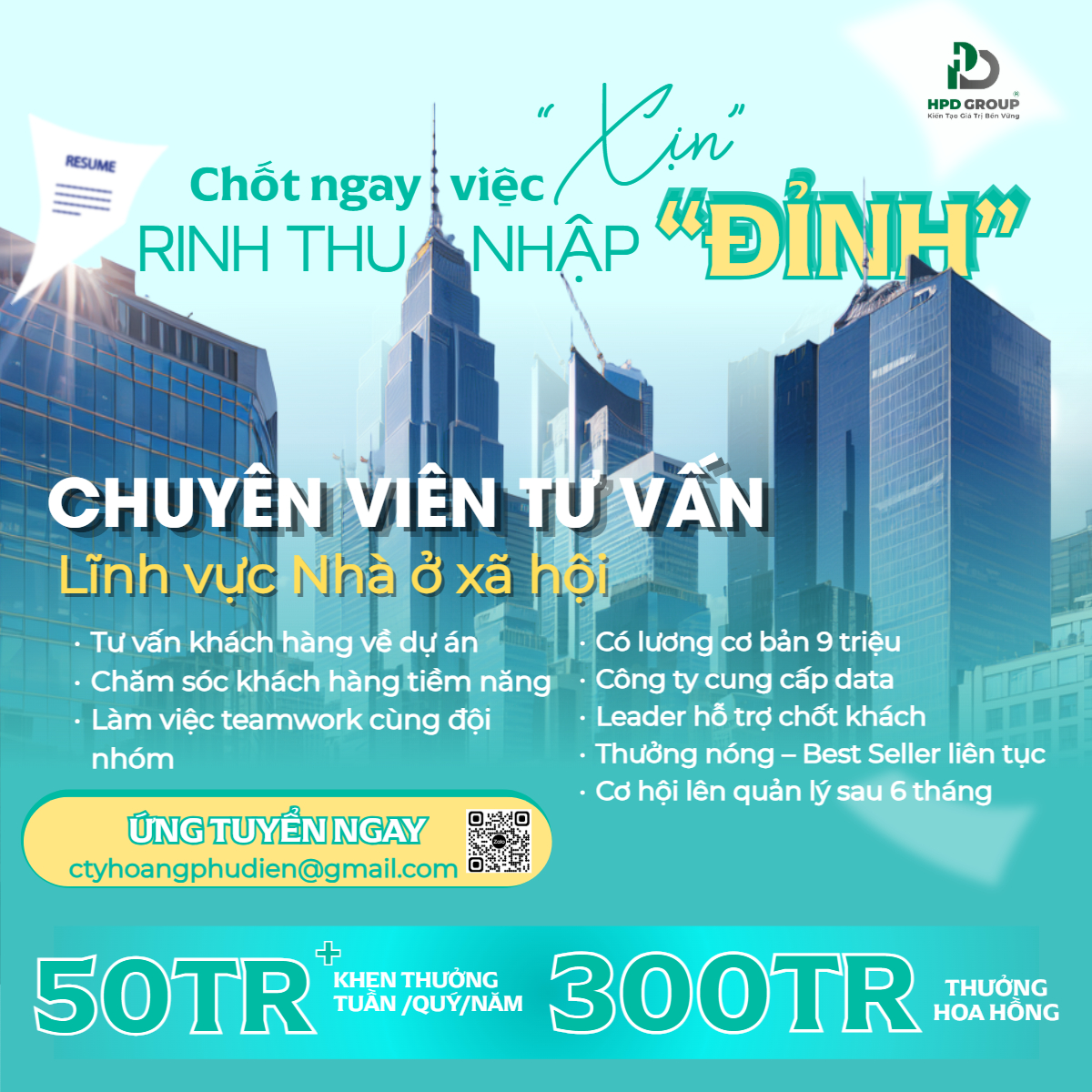 Tuyển dụng CVTV Nhà ở xã hội